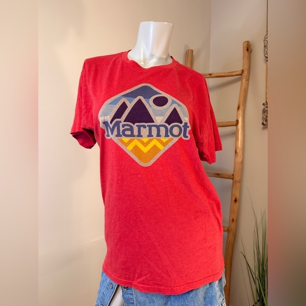 Marmot X Thread Sweeney Ridge Men's Short Sleeve T-Shirt Red Medium